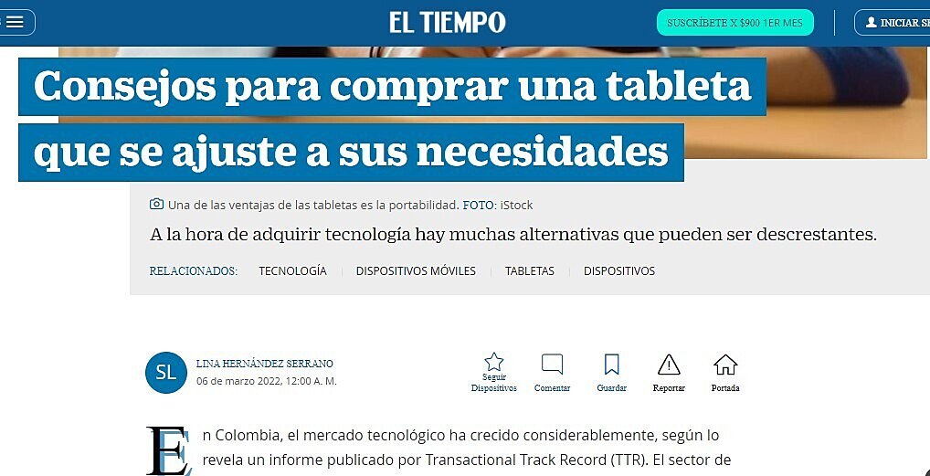 Consejos para comprar una tableta que se ajuste a sus necesidades